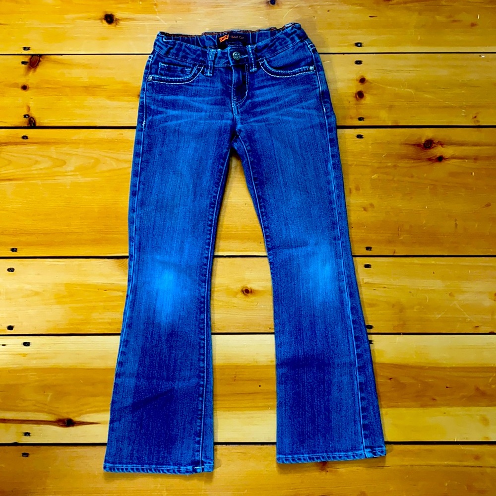 Girls blue jeans